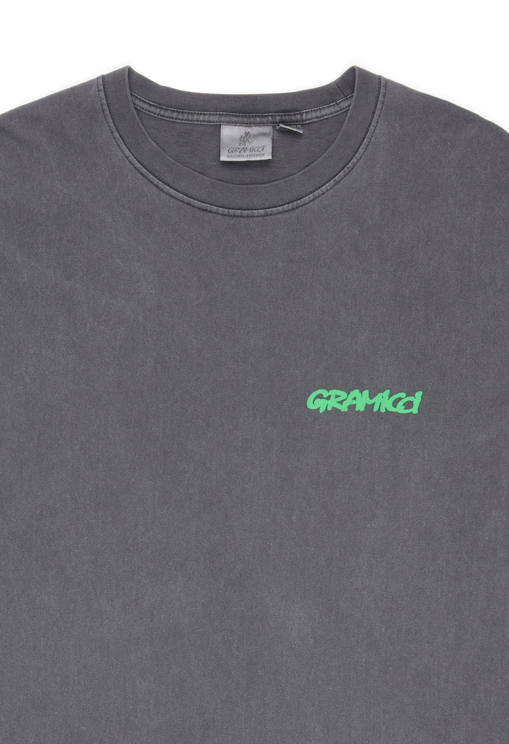 Gramicci Footprints Long Sleeved Tee - Grey Pigment