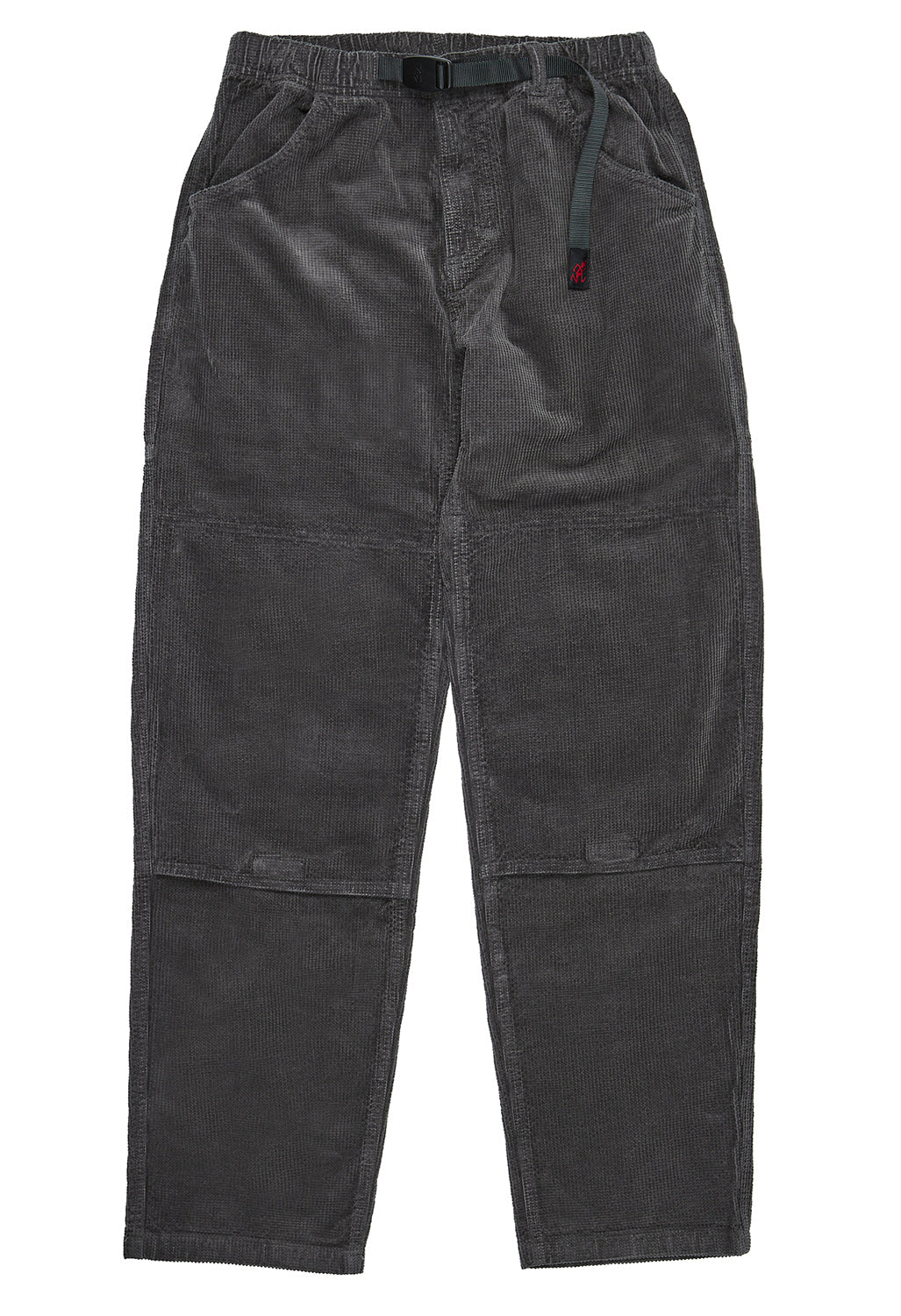 Gramicci Men's Waffle Cord Double-Knee Climber Pants - Foggy Grey Dye