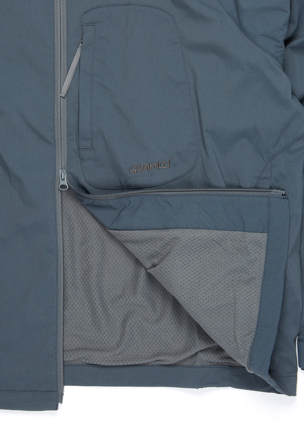 Gramicci Men's Softshell EQT Jacket - Tech Blue