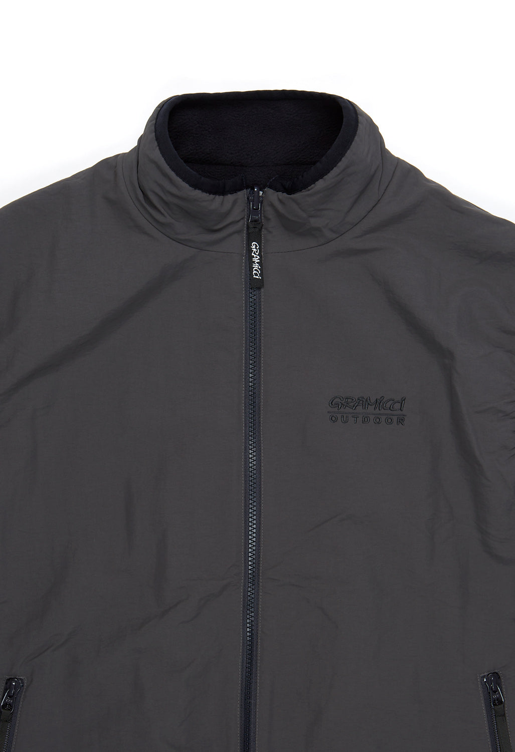 Gramicci Reversible Fleece Vest Dark Navy1