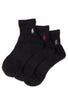 Gramicci Men's Basic Short Socks 3 Pack - Black