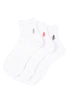 Gramicci Men's Basic Short Socks 3 Pack - White