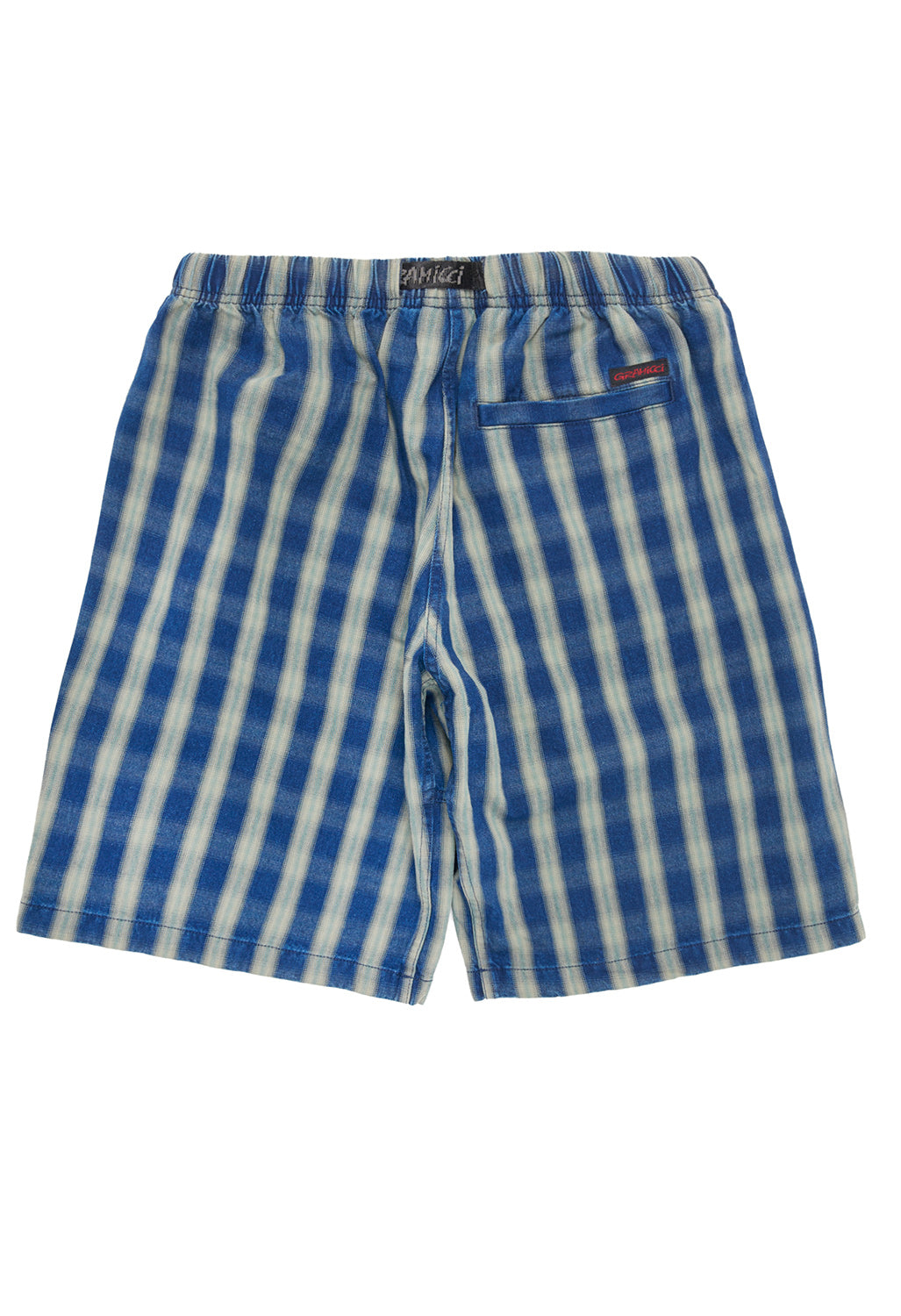 Gramicci Men's O.G. Yarn Dye Shadow Plaid Jam Shorts - Blue