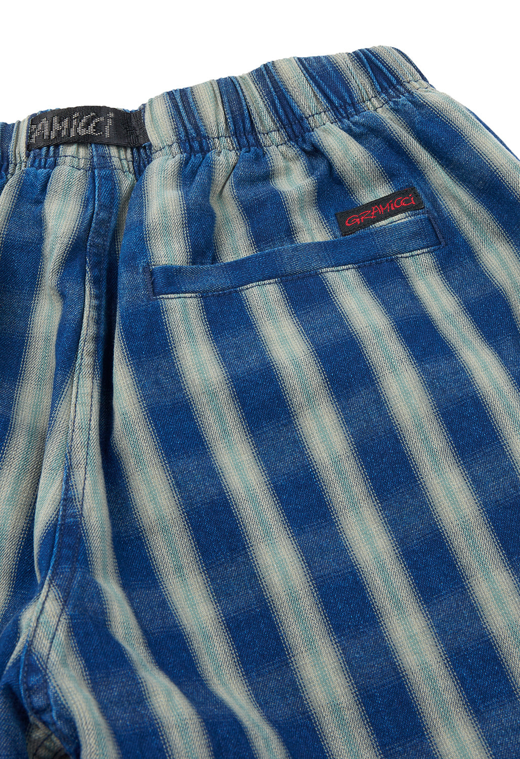 Gramicci Men's O.G. Yarn Dye Shadow Plaid Jam Shorts - Blue