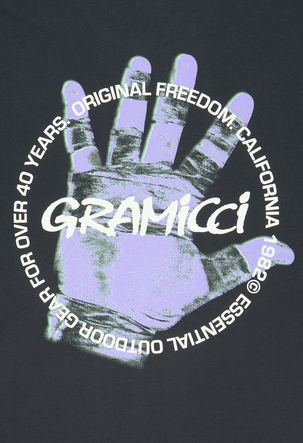 Gramicci Climber’s Hand Tee - Vintage Black
