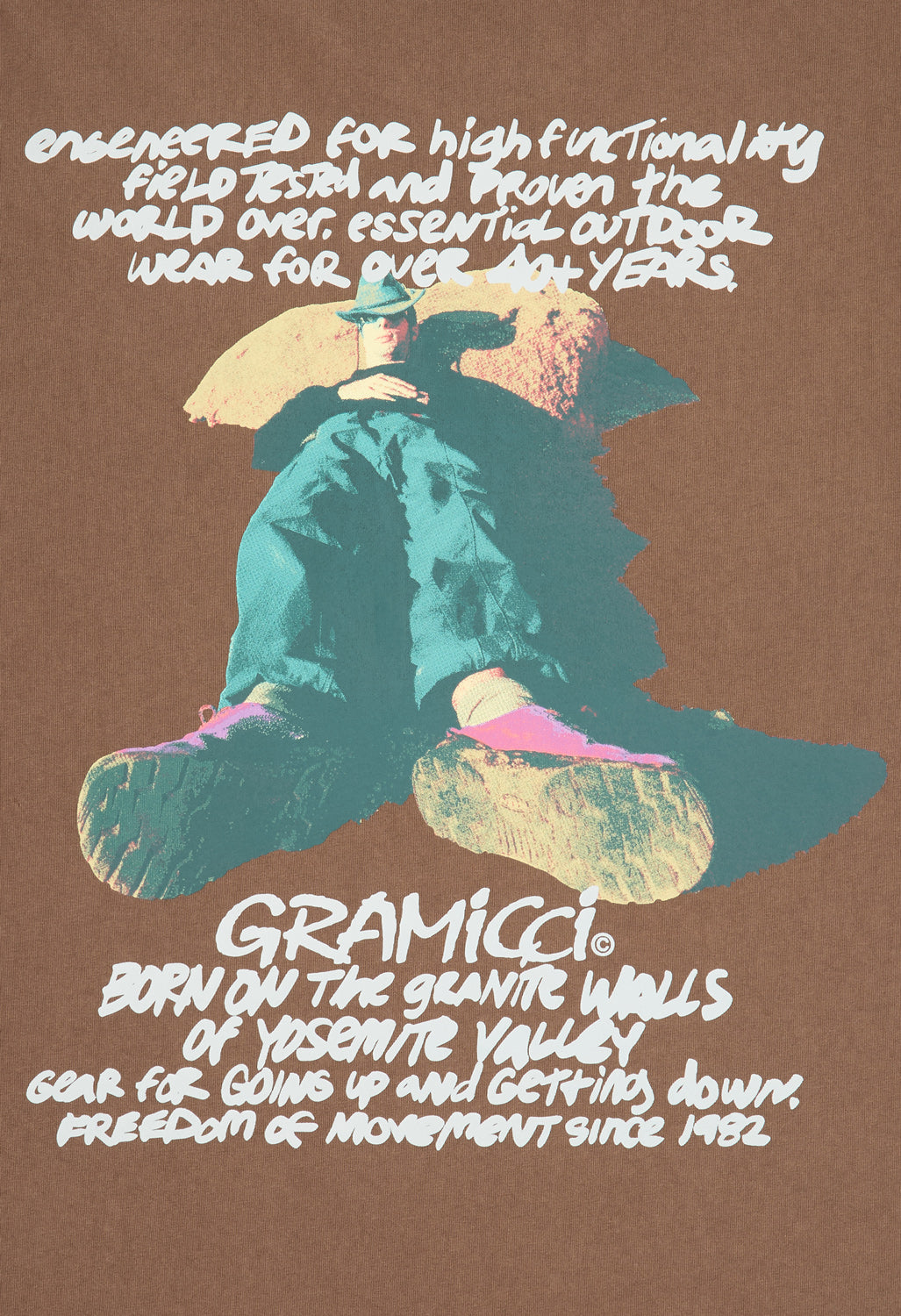 Gramicci Napping Climber Tee - Pigment Brown