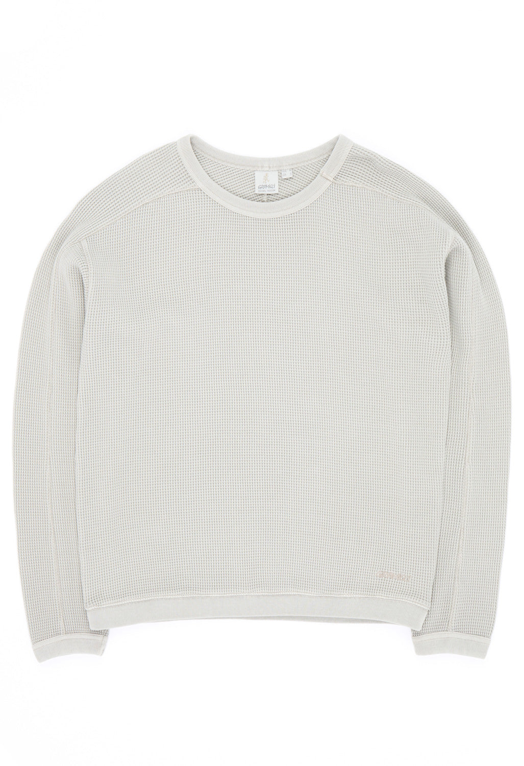 Gramicci Men's Waffle Crew - Pewter
