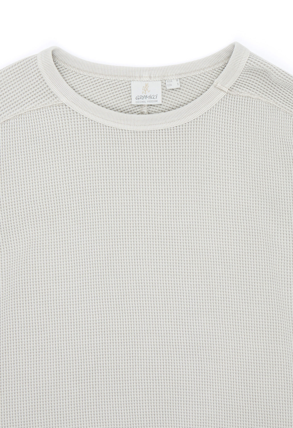 Gramicci Men's Waffle Crew - Pewter