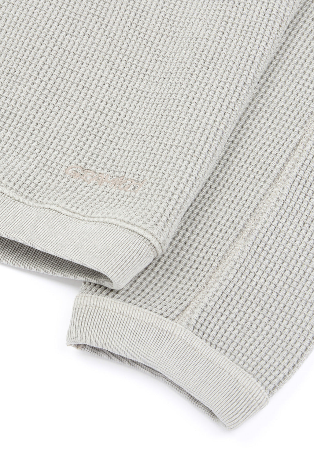 Gramicci Men's Waffle Crew - Pewter