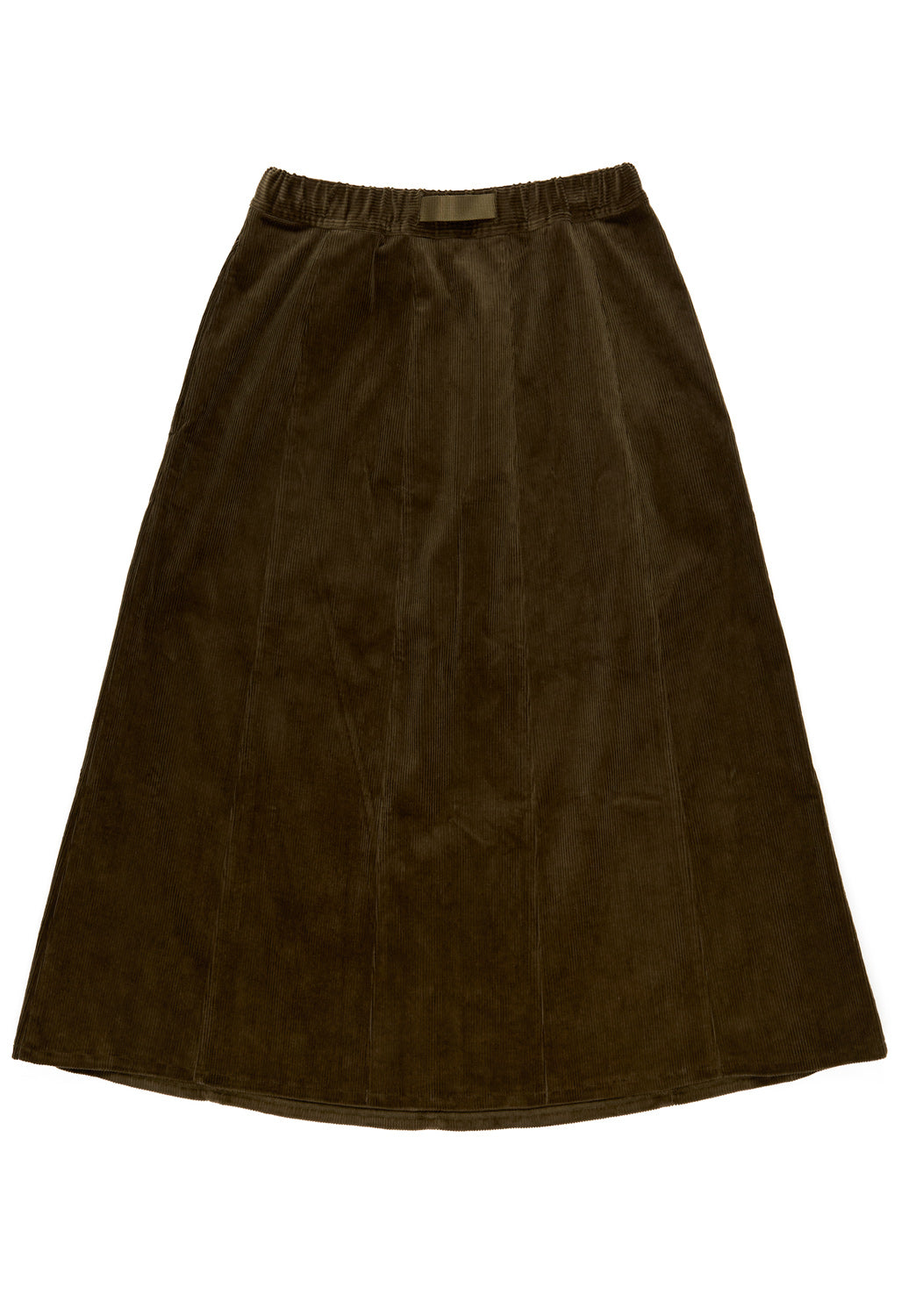 Gramicci Panelled Midi Skirt - Olive Green
