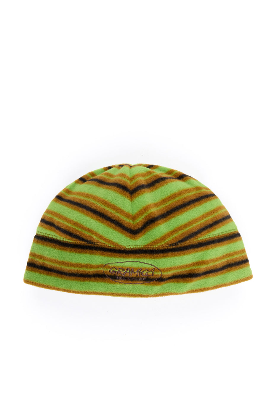 Gramicci Thermal Fleece Beanie - Chartreuse Stripe