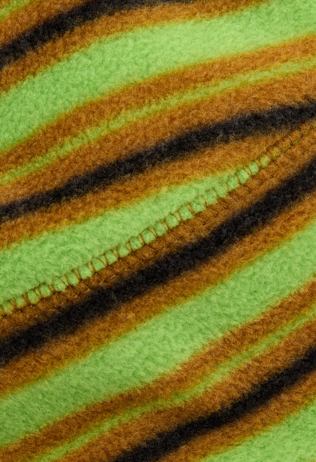 Gramicci Thermal Fleece Beanie - Chartreuse Stripe