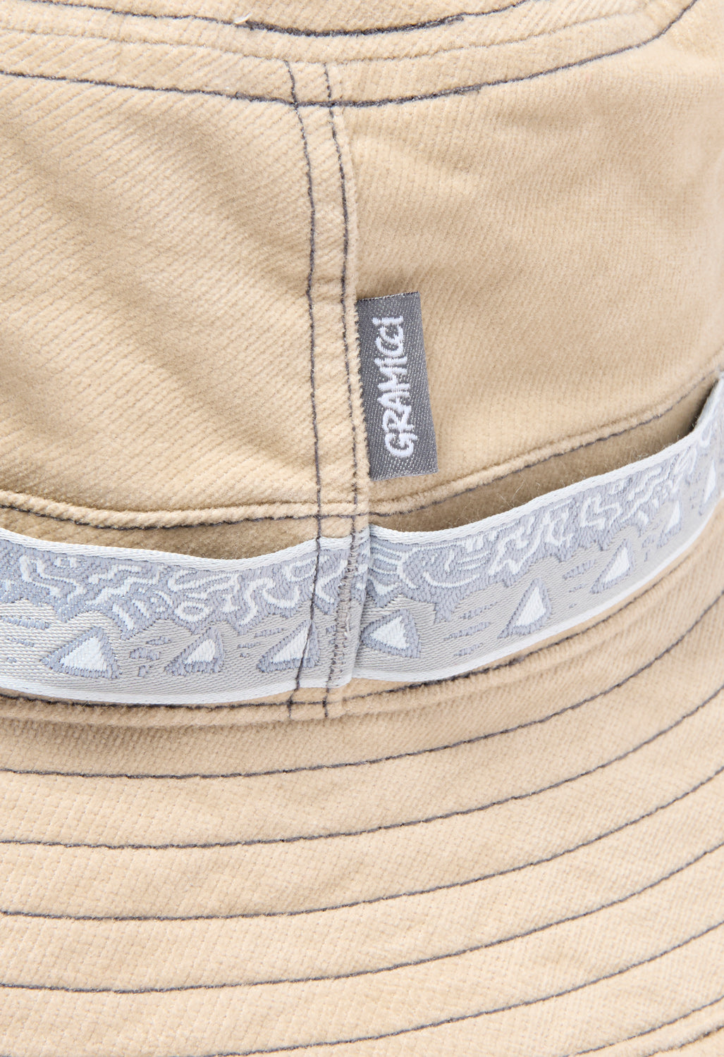 Gramicci x And Wander JQ Tape Corduroy Hat - Beige