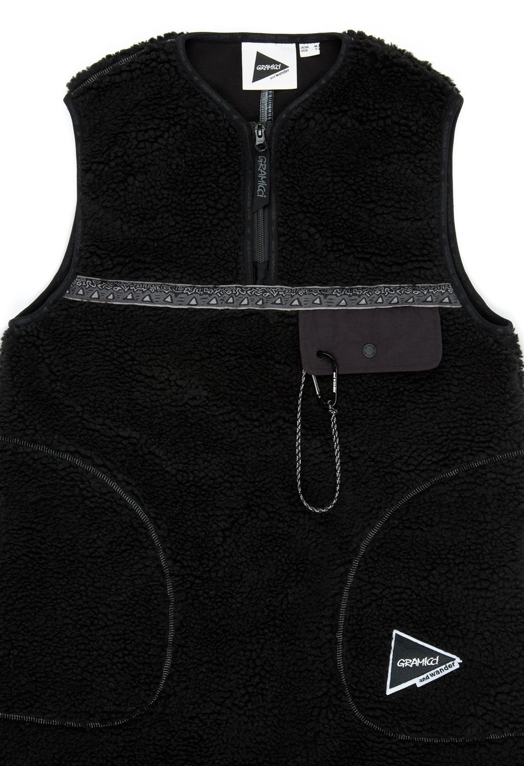 Gramicci x And Wander JQ Tape Fleece Dress - Black