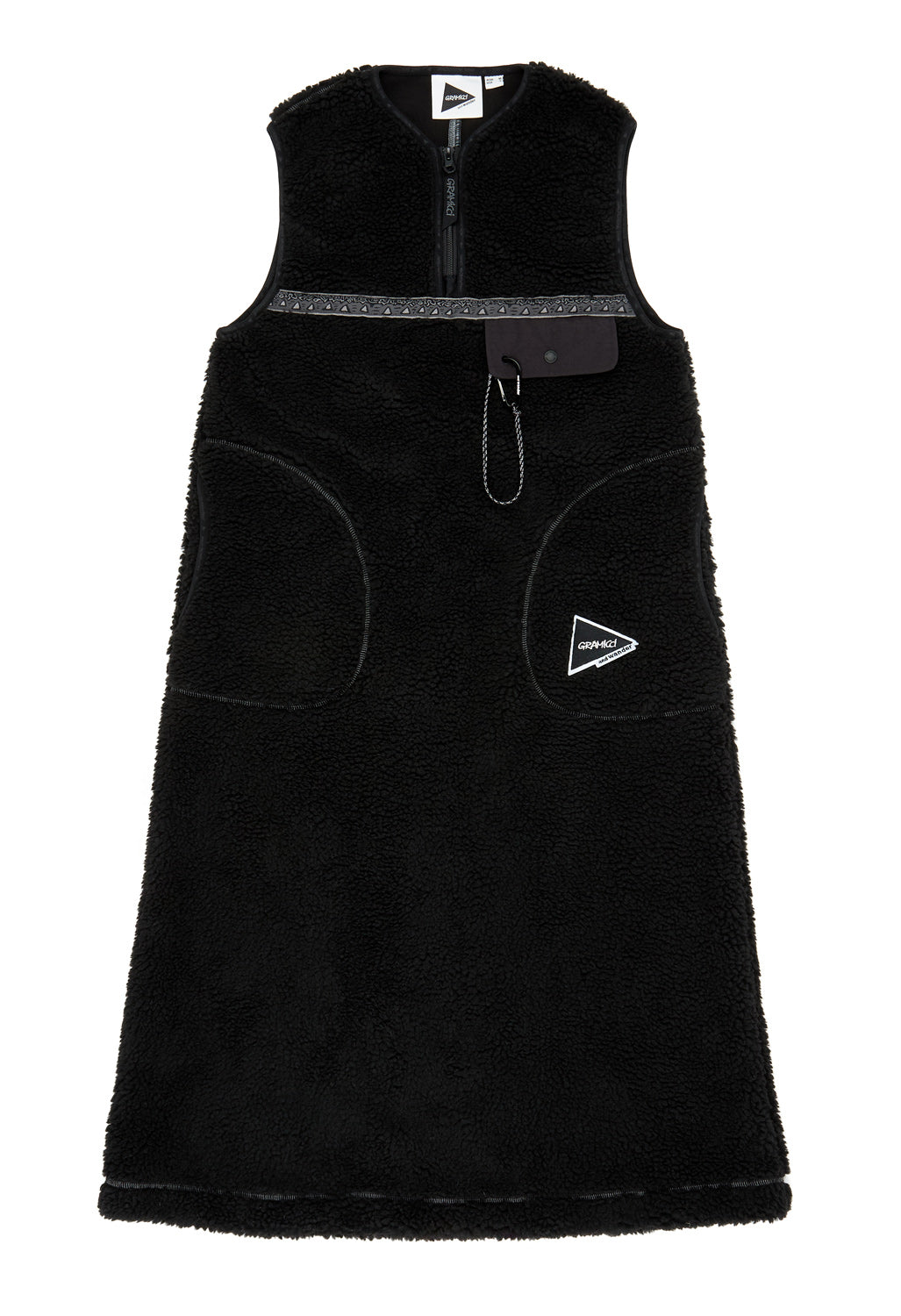 Gramicci x And Wander JQ Tape Fleece Dress - Black