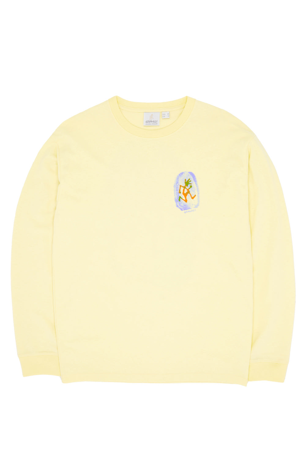 Gramicci Thumbprint Long Sleeve Tee - Lemon