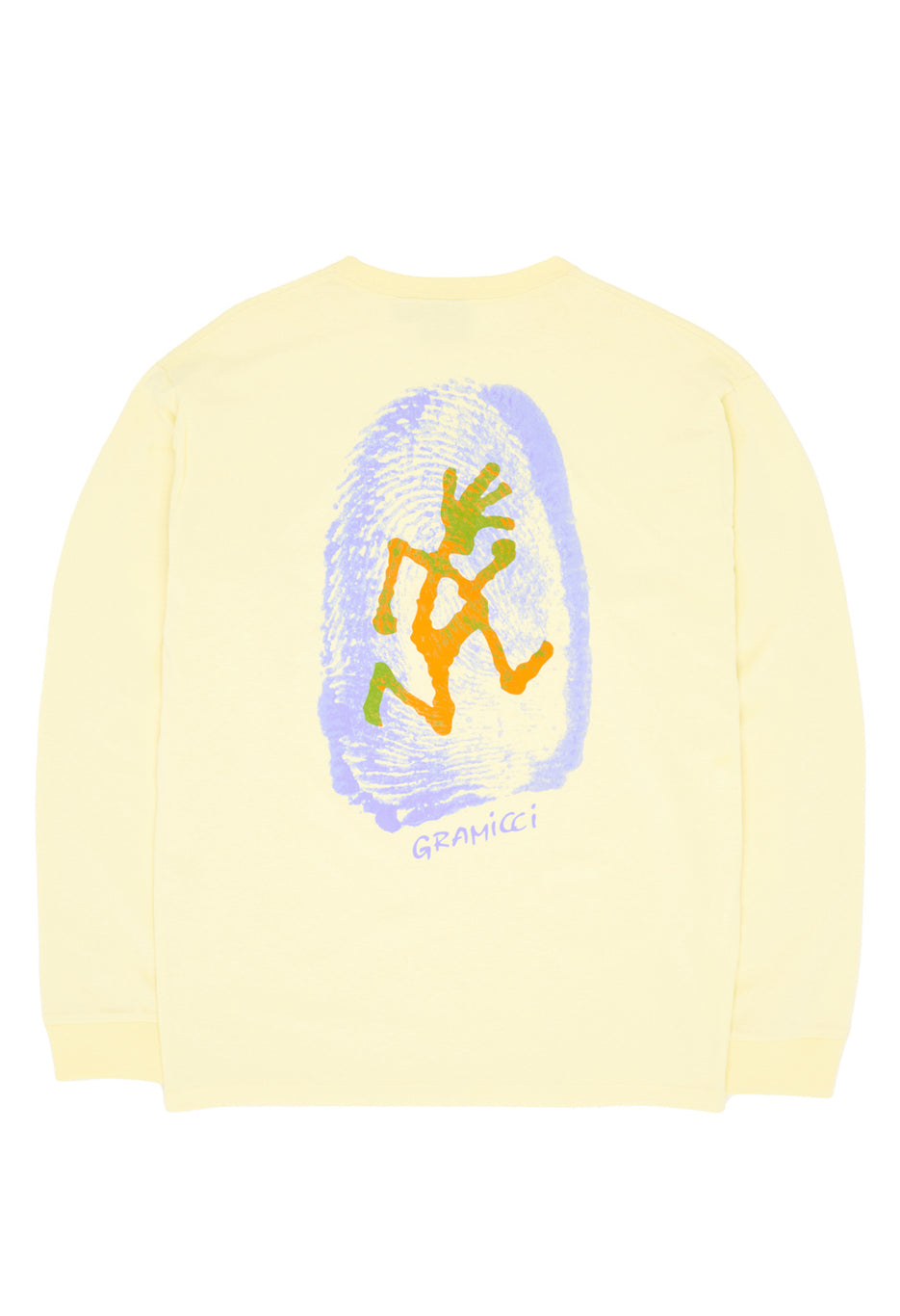 Gramicci Thumbprint Long Sleeve Tee - Lemon
