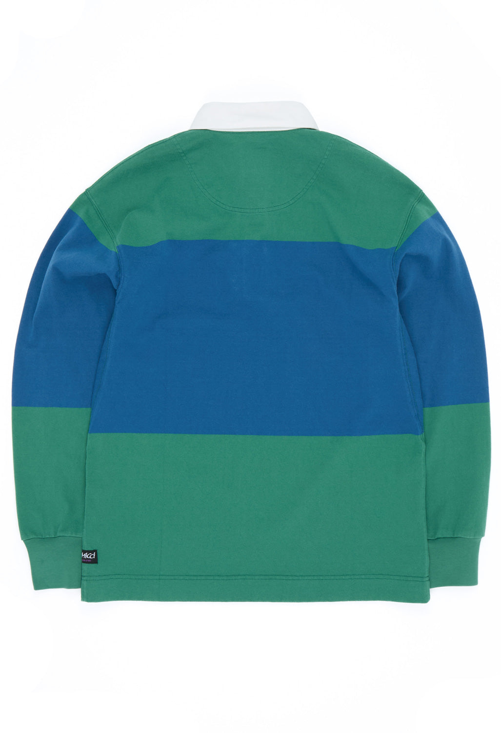 Gramicci Men's Langdon Rugby Shirt - Cerulean / Emerald