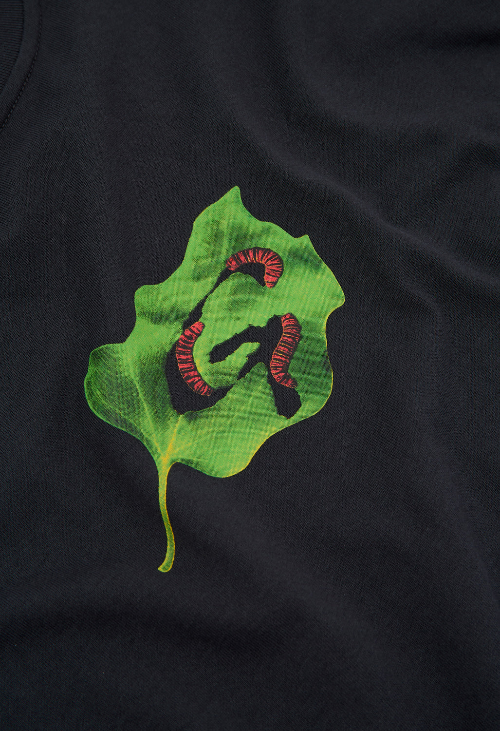 Gramicci Leaf Tee - Vintage Black