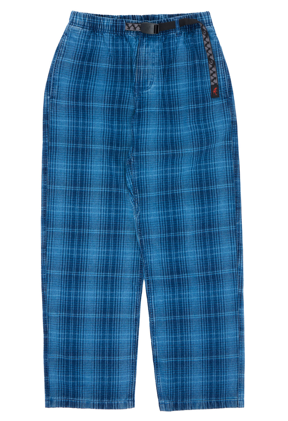 Gramicci Men's O.G. Denim Plaid Pant - Indigo Checkered Plaid
