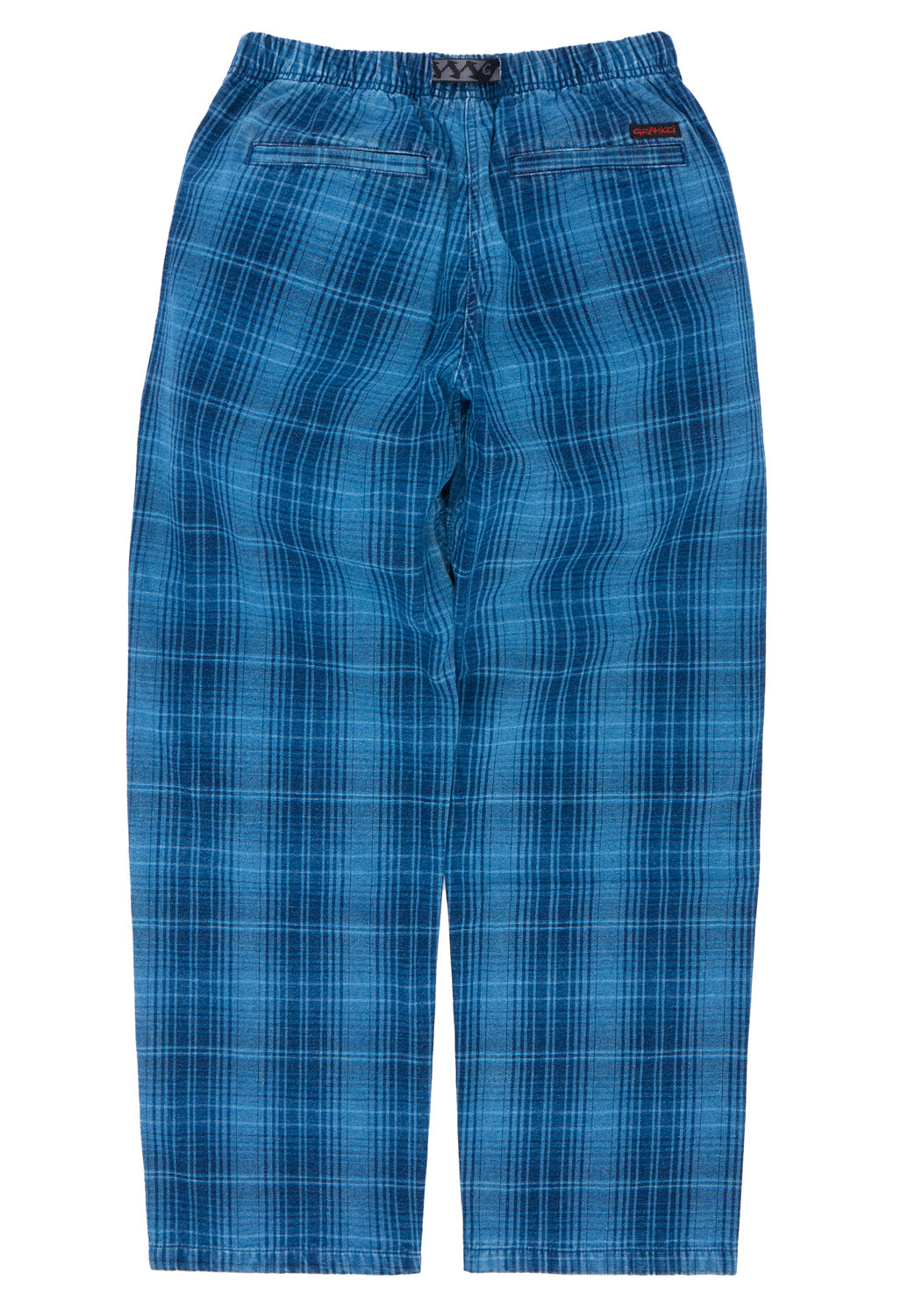 Gramicci Men's O.G. Denim Plaid Pant - Indigo Checkered Plaid
