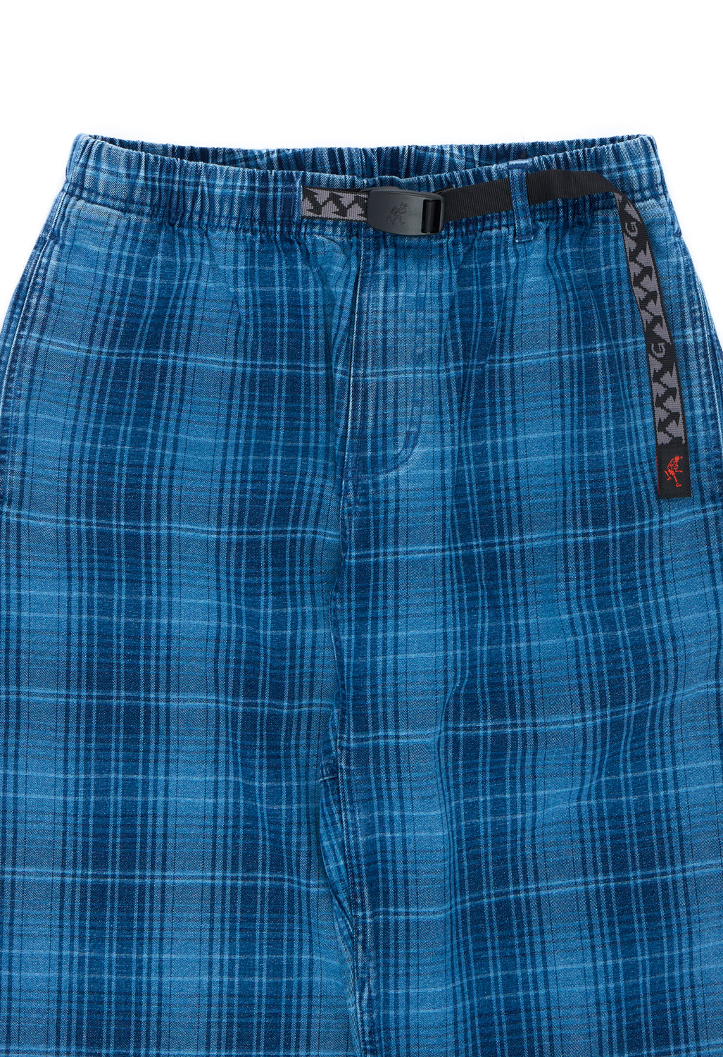 Gramicci Men's O.G. Denim Plaid Pant - Indigo Checkered Plaid