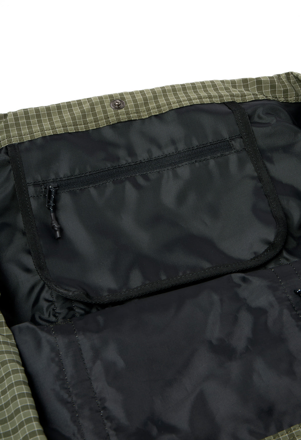 Gramicci Plaid Climbing Tote Bag - Olive