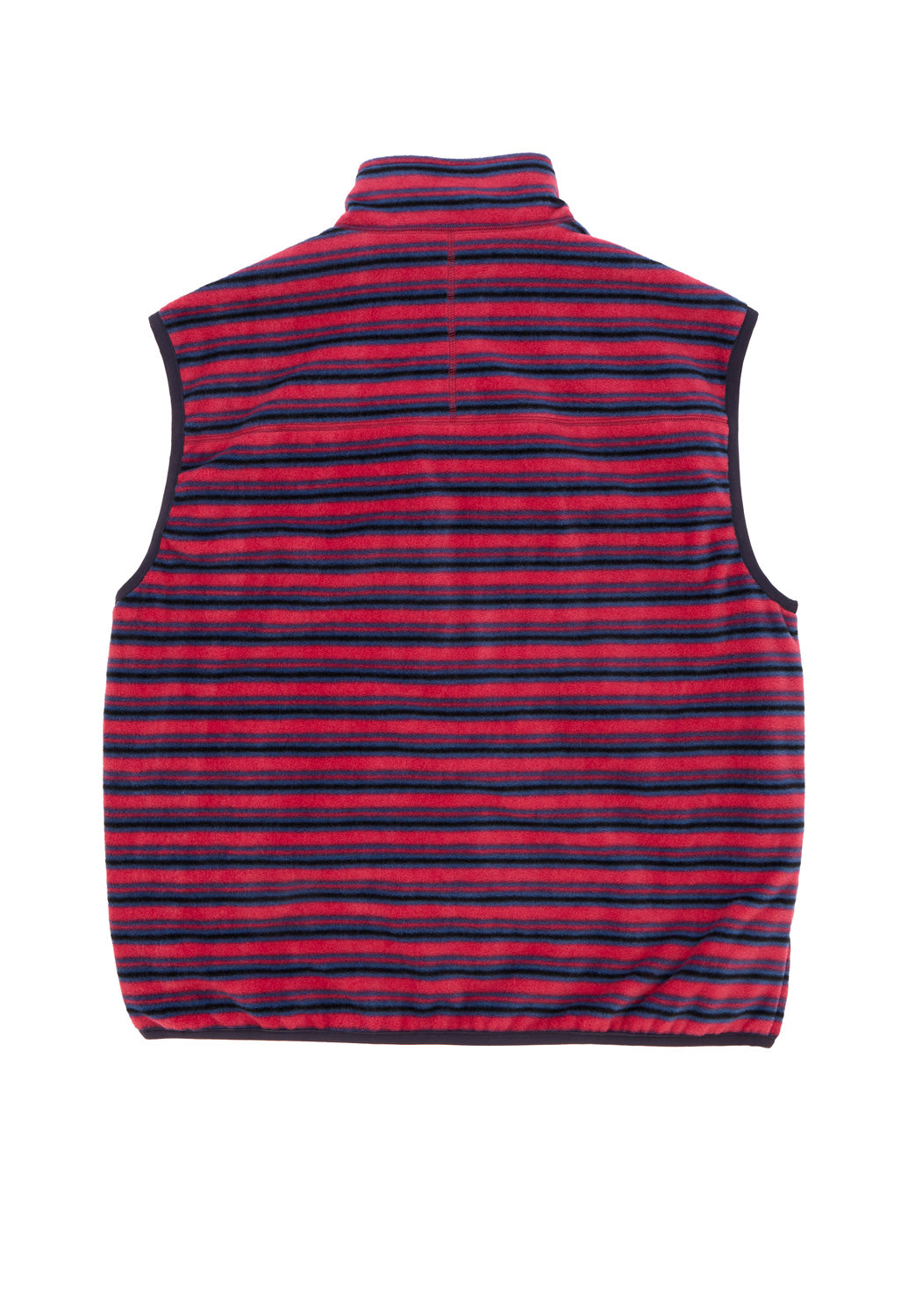 Gramicci Men's Thermal Fleece Reversible Vest - Berry Stripe