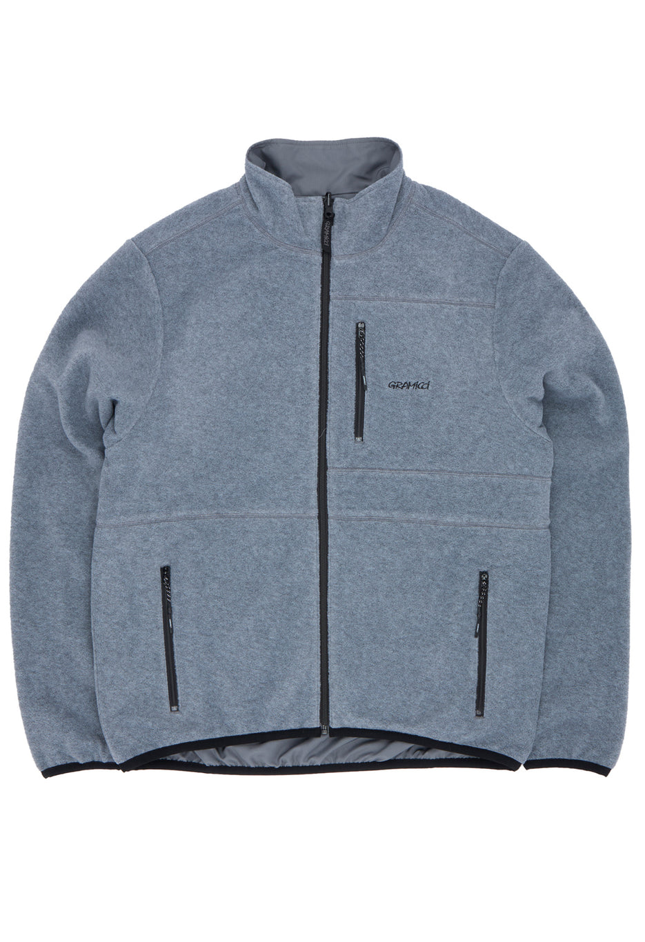 Gramicci Men's Thermal Fleece Reversible Jacket - Heather Grey