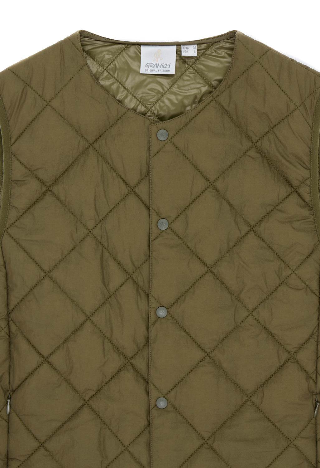 Gramicci Men's Thermal Insulation Quilted Vest - Deep Laurel