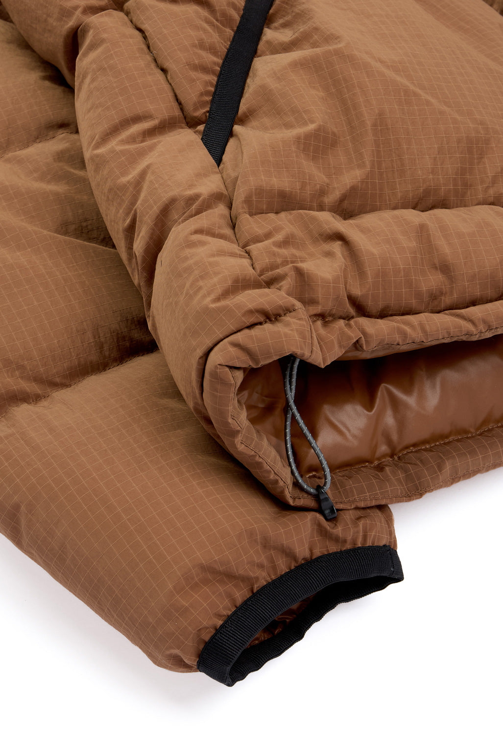 Gramicci Men's Down Puffer Hooded Jacket - Brown