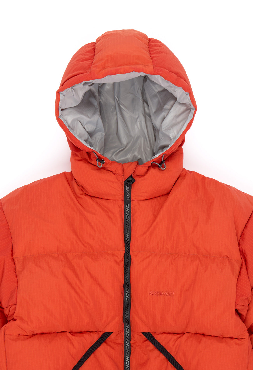 Gramicci Men's Down Puffer Hooded Jacket - Burnt Red