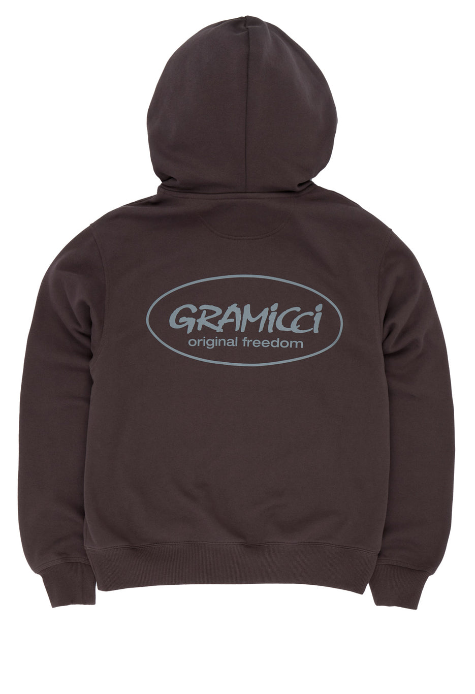 Gramicci Men's Original Freedom Zip Hooded Sweatshirt - Deep Brown