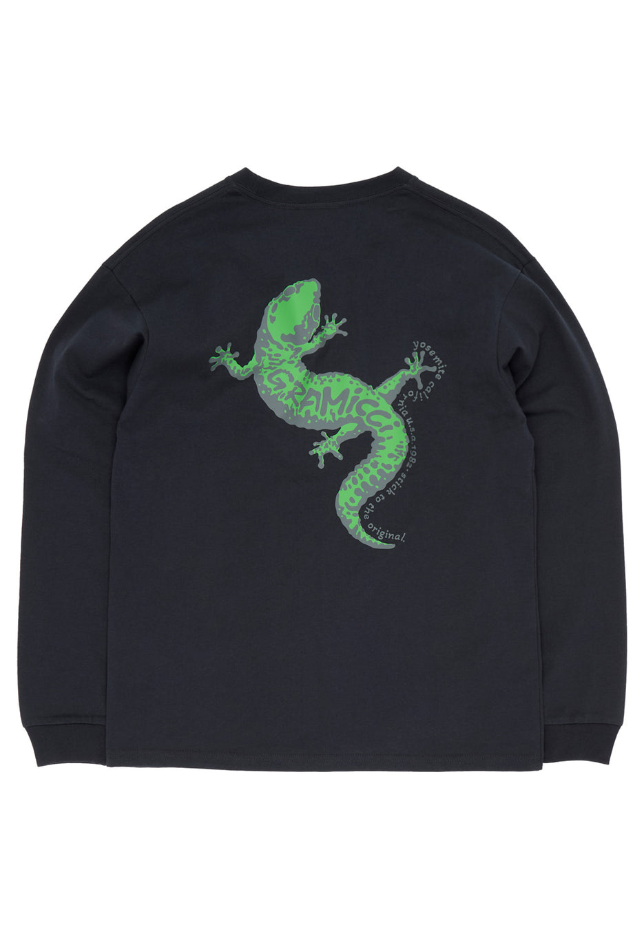Gramicci Gecko Long Sleeve Tee - Vintage Black