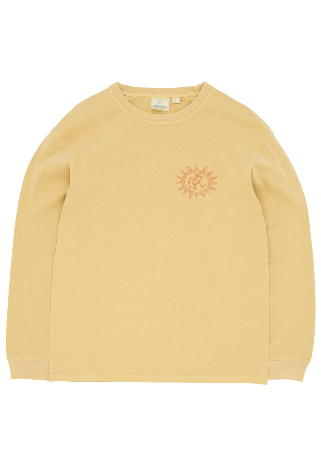 Gramicci Sun Long Sleeve Tee - Mustard Pigment