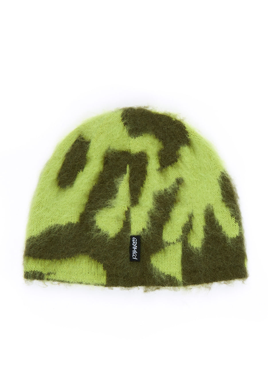 Gramicci Mohair Burly Runningman Beanie - Chartreuse