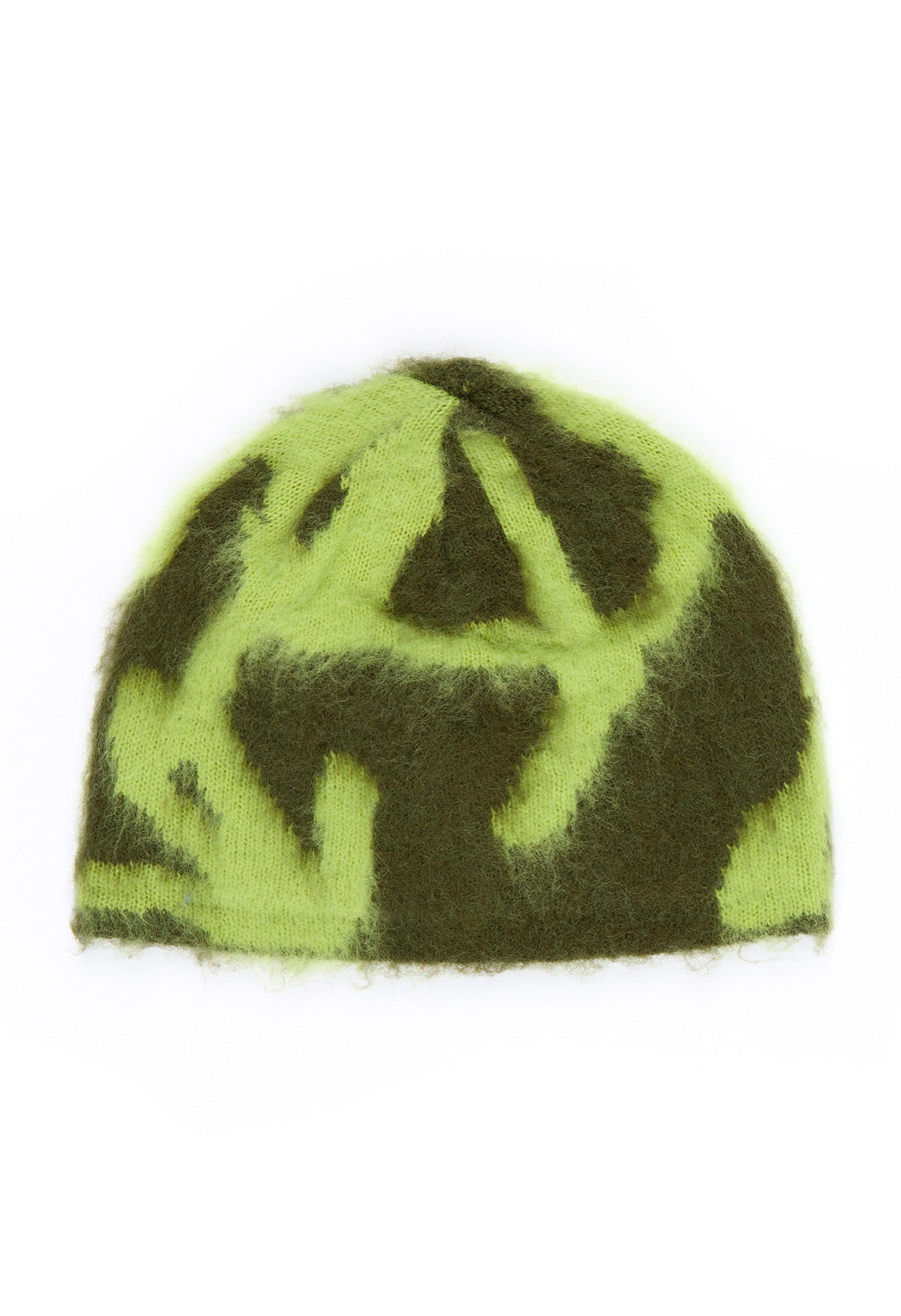 Gramicci Mohair Burly Runningman Beanie - Chartreuse