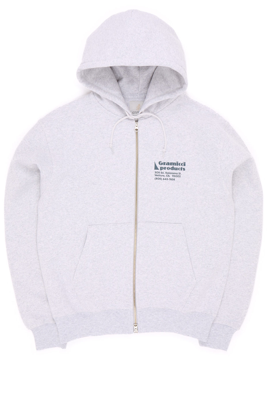Gramicci G Sail Hooded Sweatshirt - Heather Ash