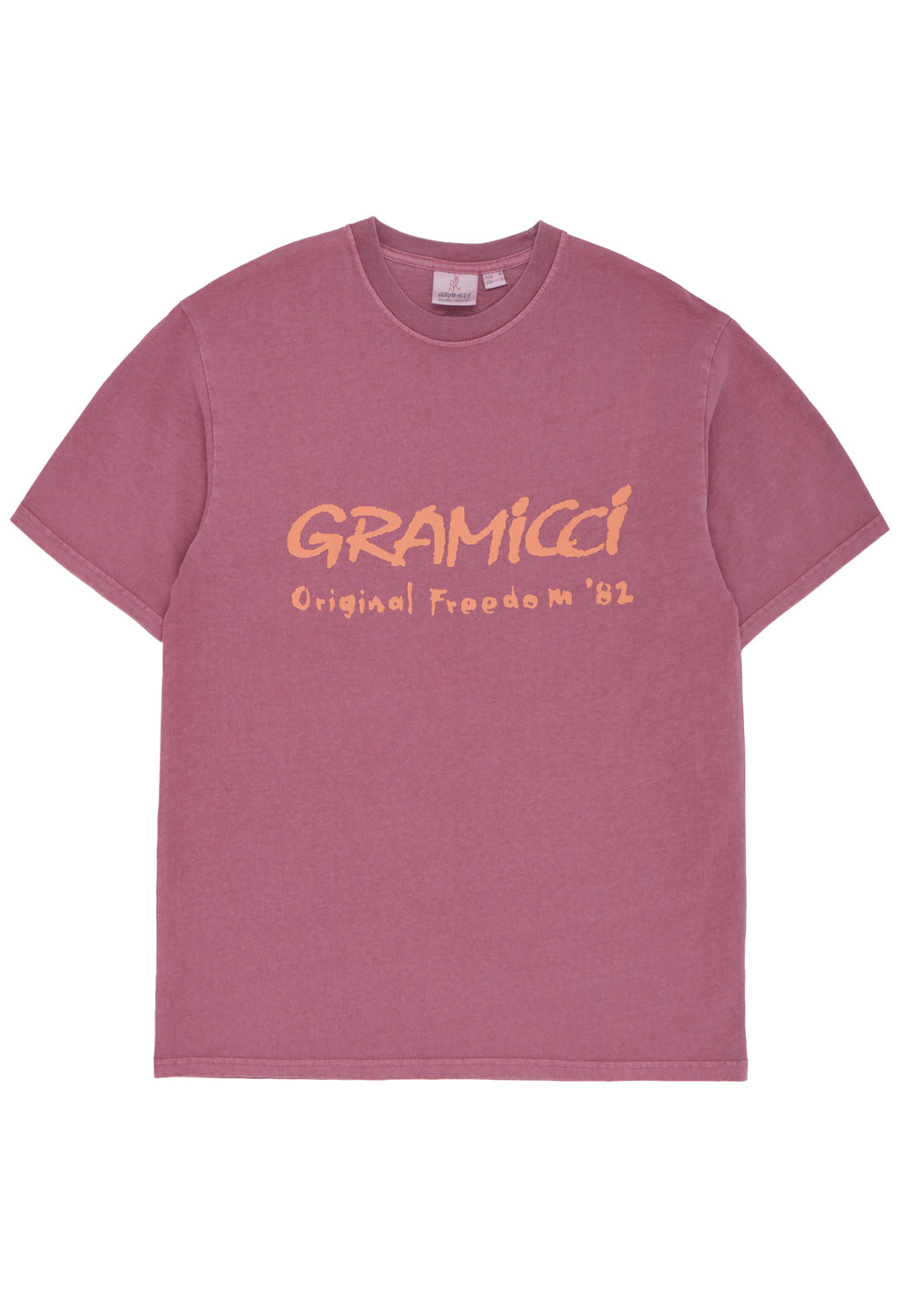 Gramicci Freedom Tee Pigment Dyed - Red Pigment