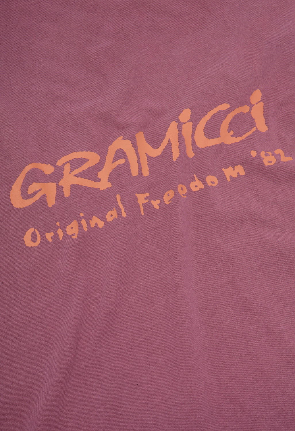 Gramicci Freedom Tee Pigment Dyed - Red Pigment