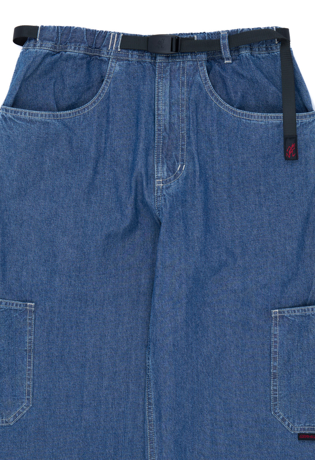 Gramicci Men's Japanese Chambray Rock Slide Pants - Blue
