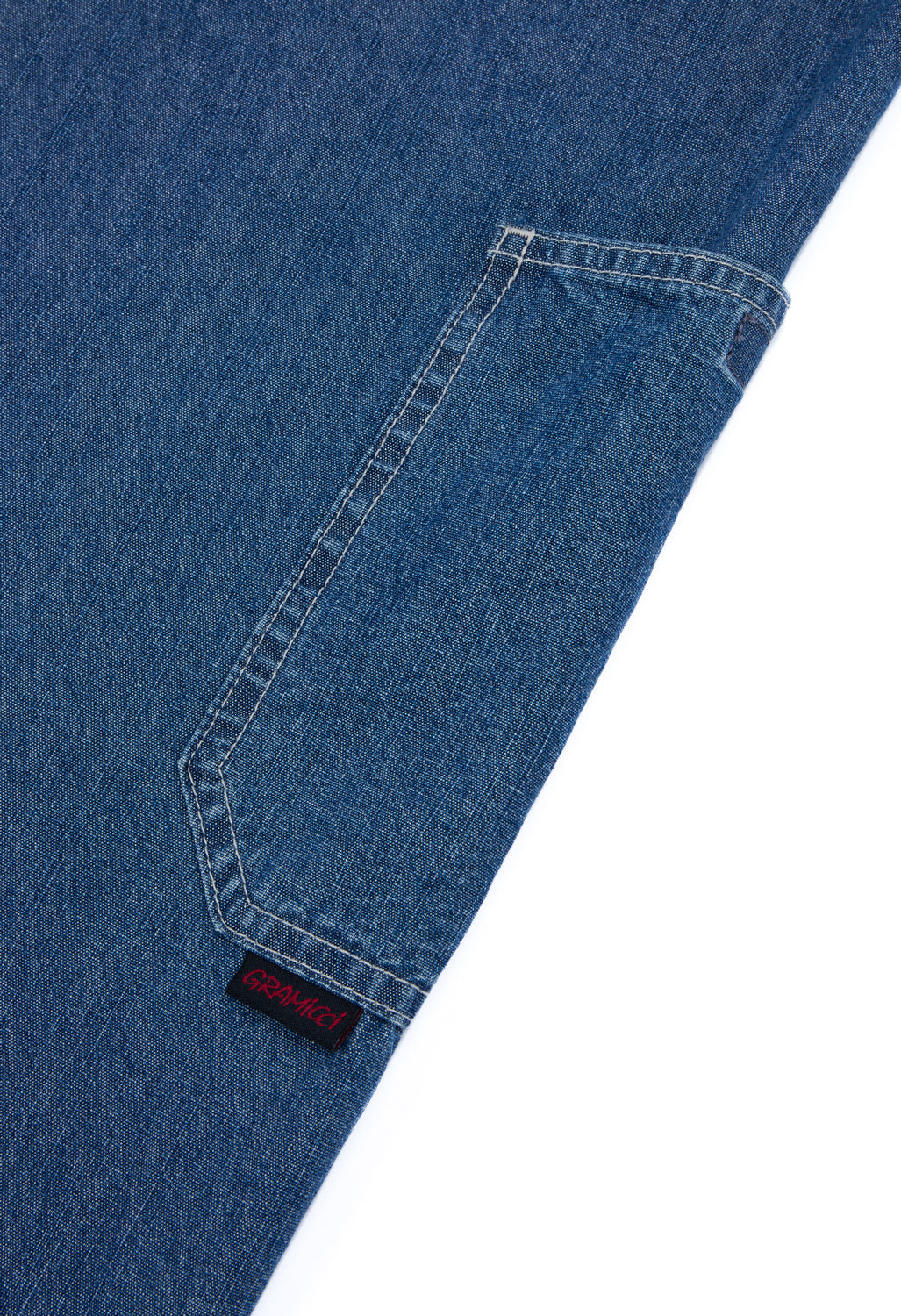 Gramicci Men's Japanese Chambray Rock Slide Pants - Blue