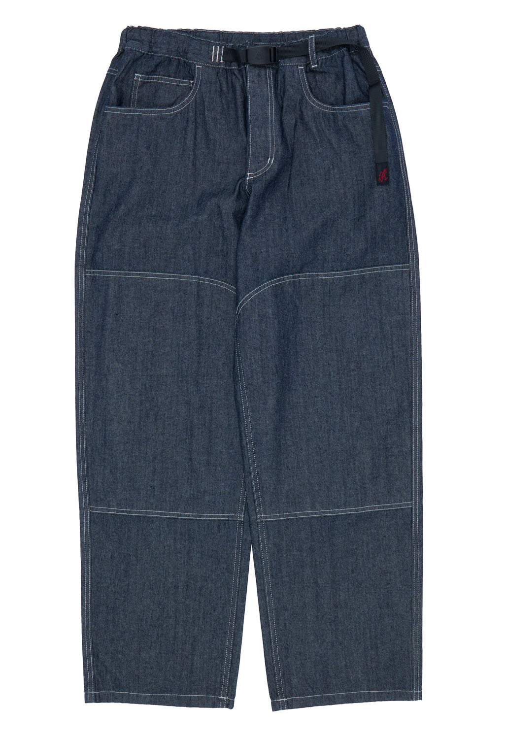 Gramicci Men's Japanese Chambray Double Knee Pants - Navy