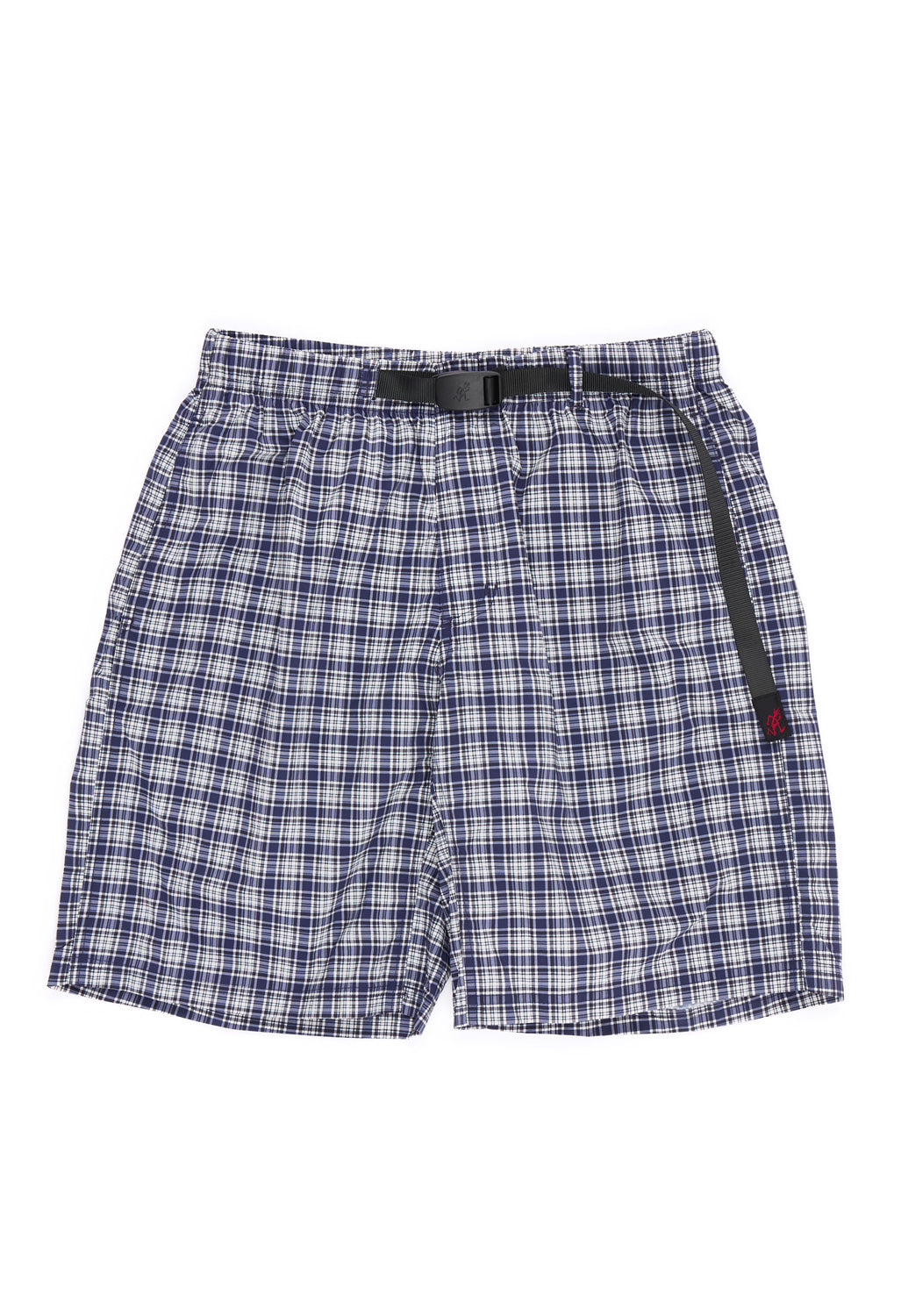 Gramicci Men's Checkered Shell Shorts - Navy Check