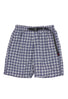 Gramicci Men's Checkered Shell Shorts - Navy Check