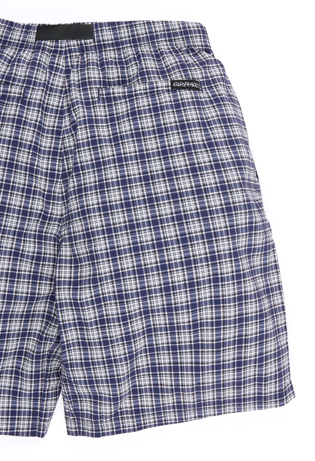 Gramicci Men's Checkered Shell Shorts - Navy Check