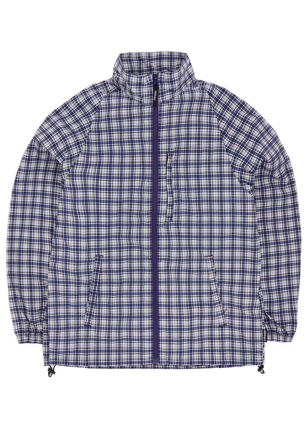 Gramicci Men's Checkered Shell Jacket - Navy Check