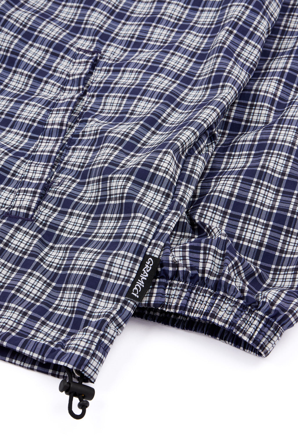Gramicci Men's Checkered Shell Jacket - Navy Check