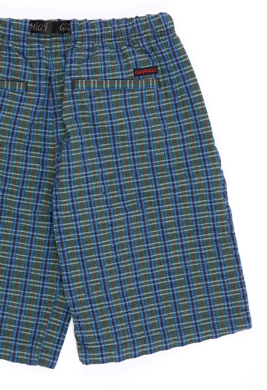 Gramicci Men's O.G. G Shorts Seersucker Plaid - Multi Stripe