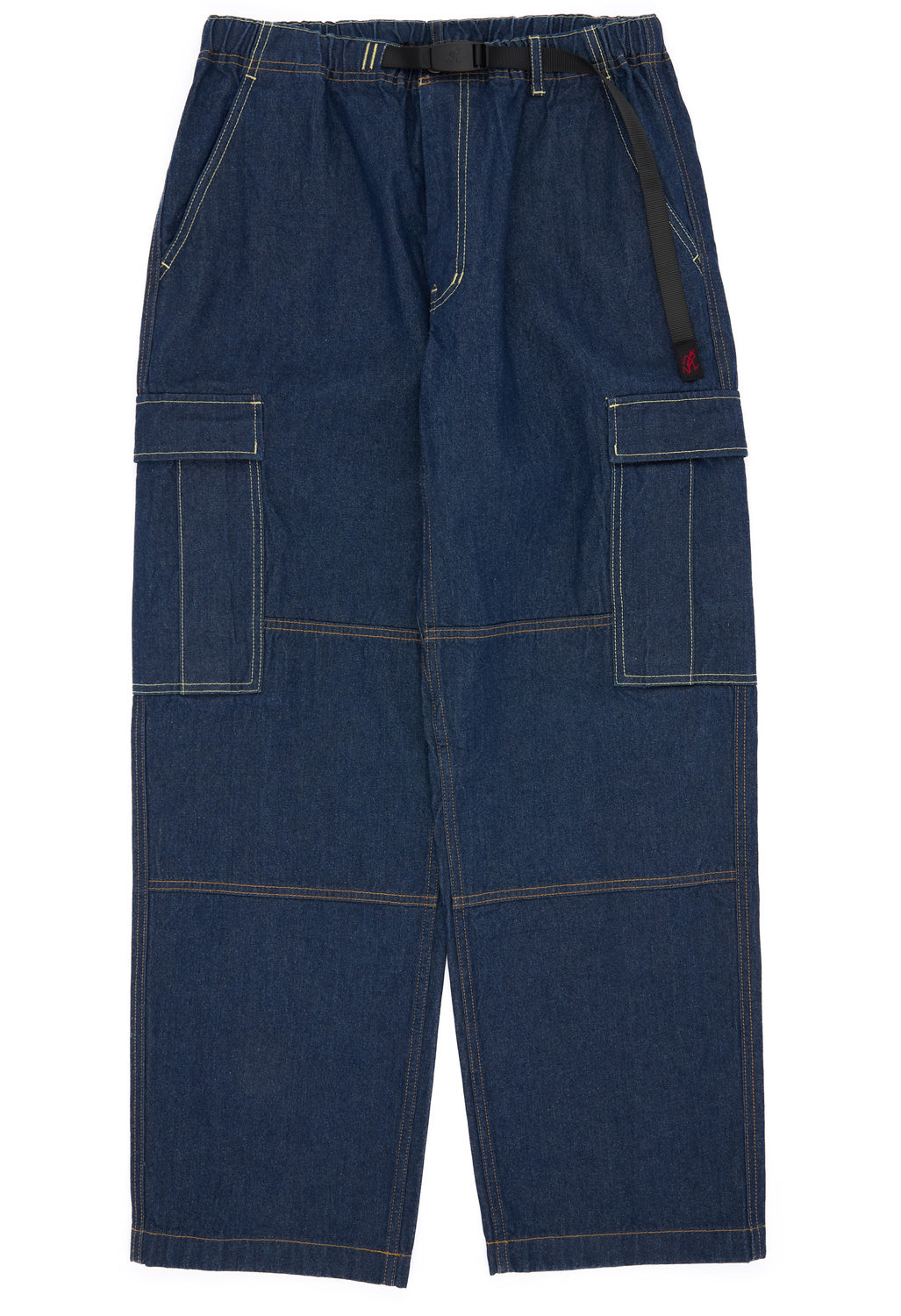 Gramicci Men's Denim Cargo Pants - Rinsed Indigo